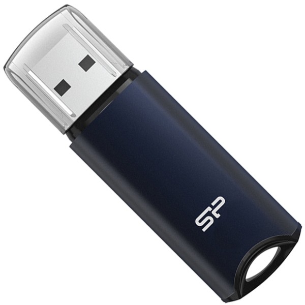 Флэш-накопитель Silicon Power Marvel M02, 256GB, Blue (SP256GBUF3M02V1B)