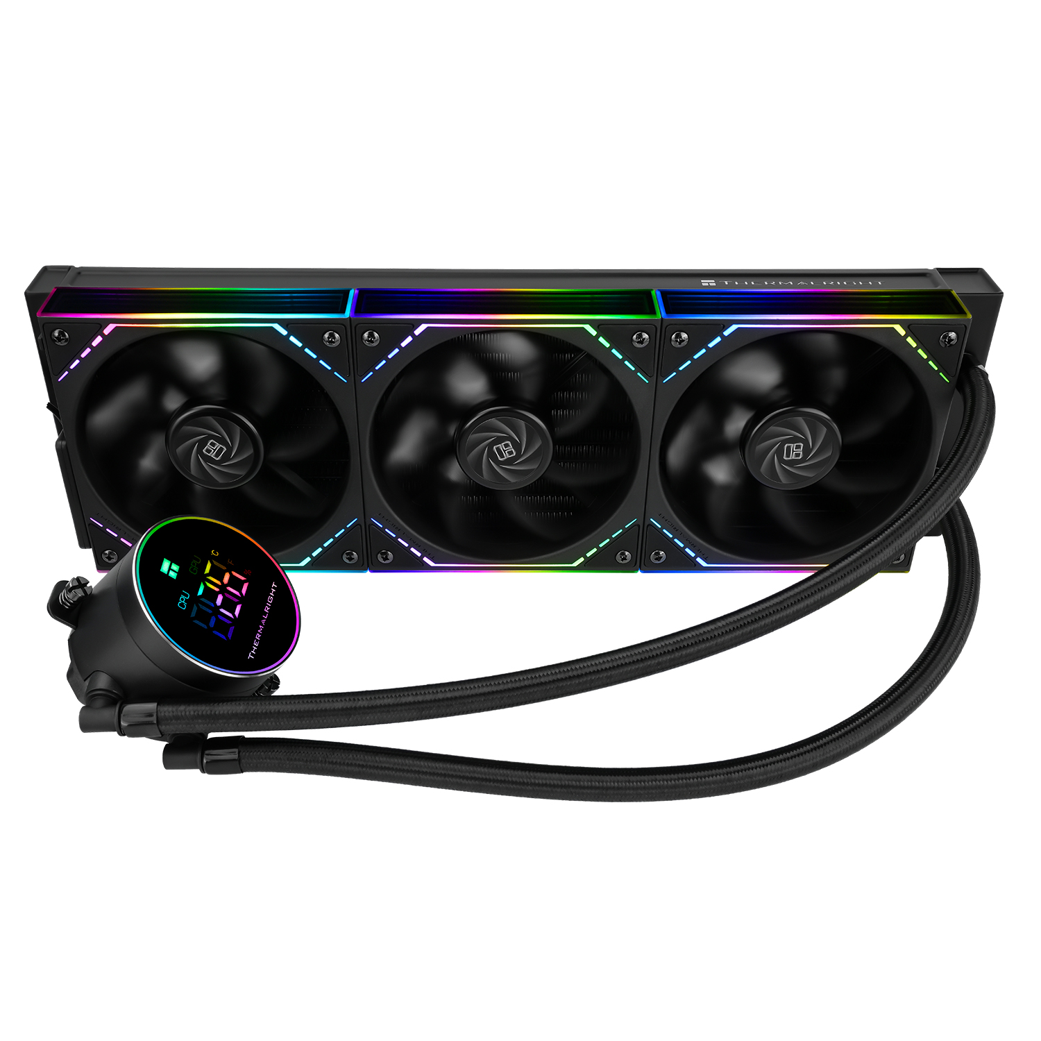 Кулер с водяным охлаждением Thermalright Frozen Magic 360 Digital ARGB BLACK V2 (TL-M12Q)