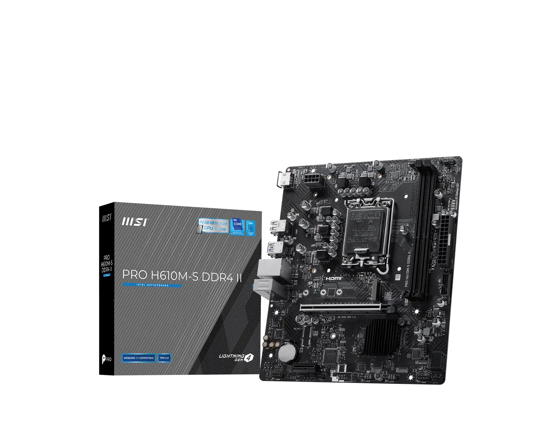Материнская плата MSI PRO H610M-S DDR4 II (PRO H610M-S DDR4 II)
