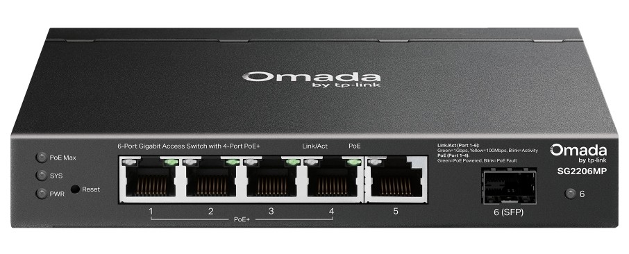 Коммутатор TP-Link SG2210MP (SG2206MP(UN))