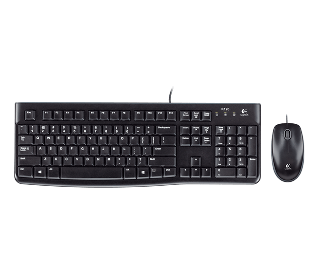 Клавиатура + мышь  Logitech MK120 (Desktop) (920-002561)