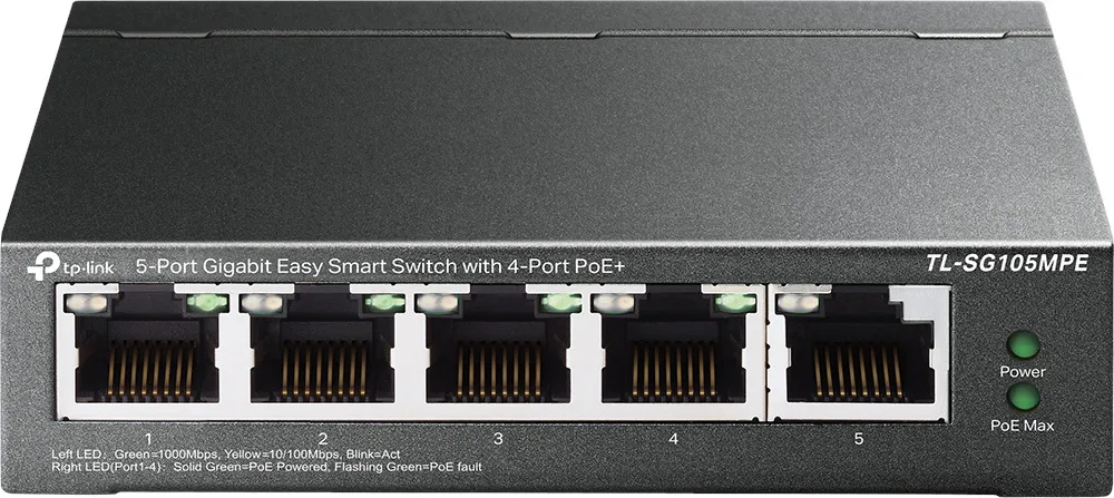 Коммутатор TP-Link TL-SG105MPE (TL-SG105MPE(UN))