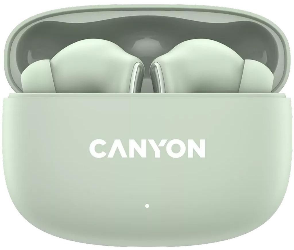 Наушники Canyon headset OnGo 9, Green (CNS-TWS9G)