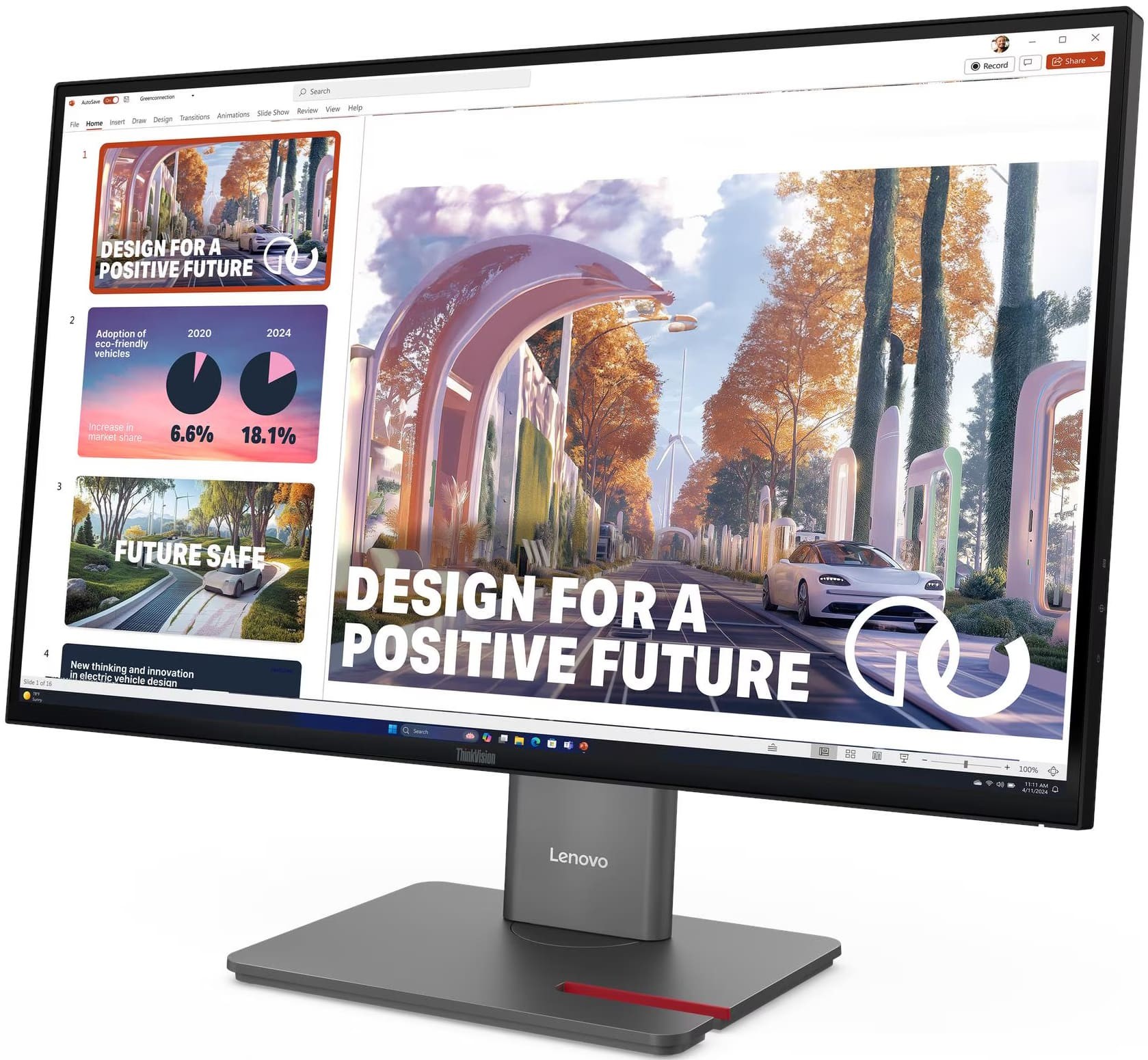 Монитор Lenovo ThinkVision P27QD-40 (64B3GAT2EU)