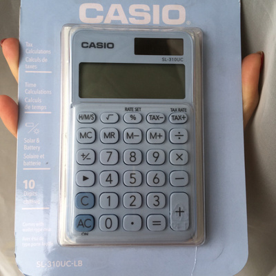 Калькулятор карманный CASIO SL-310UC-LB-W-EC (SL-310UC-LB-W-EC)