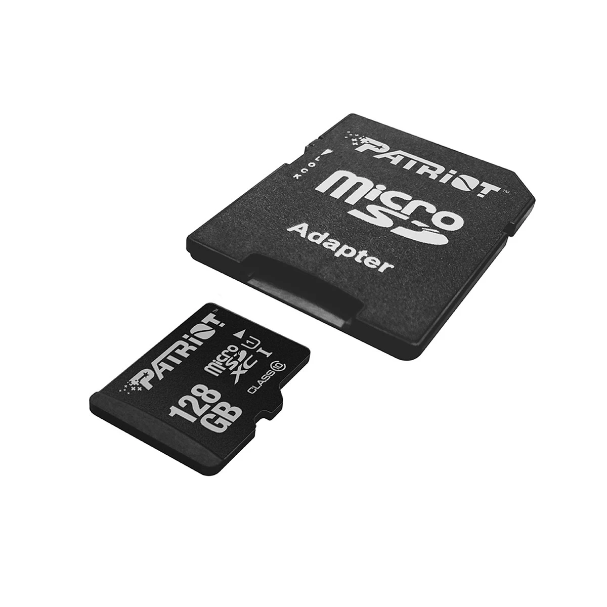 Карта памяти microSDXC 128GB, Patriot LX Series UHS-I, + adapter SD (PSF128GMCSDXC10)