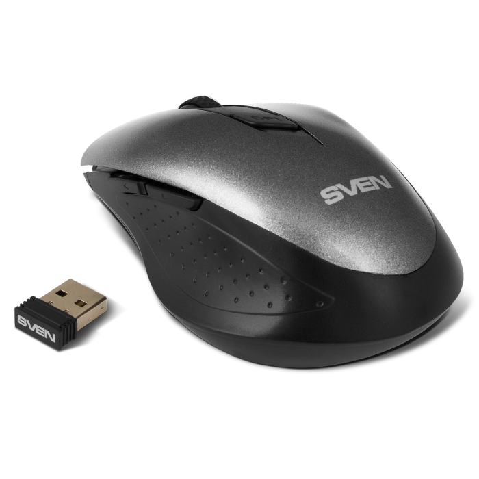 Мышь Sven RX-425W, Gray-Black  (SV-014476)