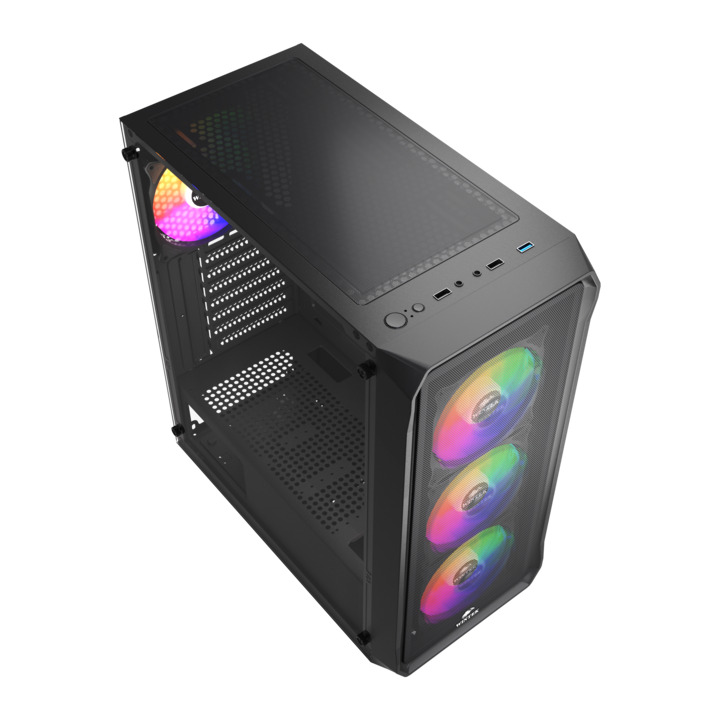 Корпус Wintek Tornado Pro, Black (PS195-B-M)