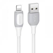 Кабель Apple Lightning Usams US-SJ595, 1m, White (SJ595USB02)
