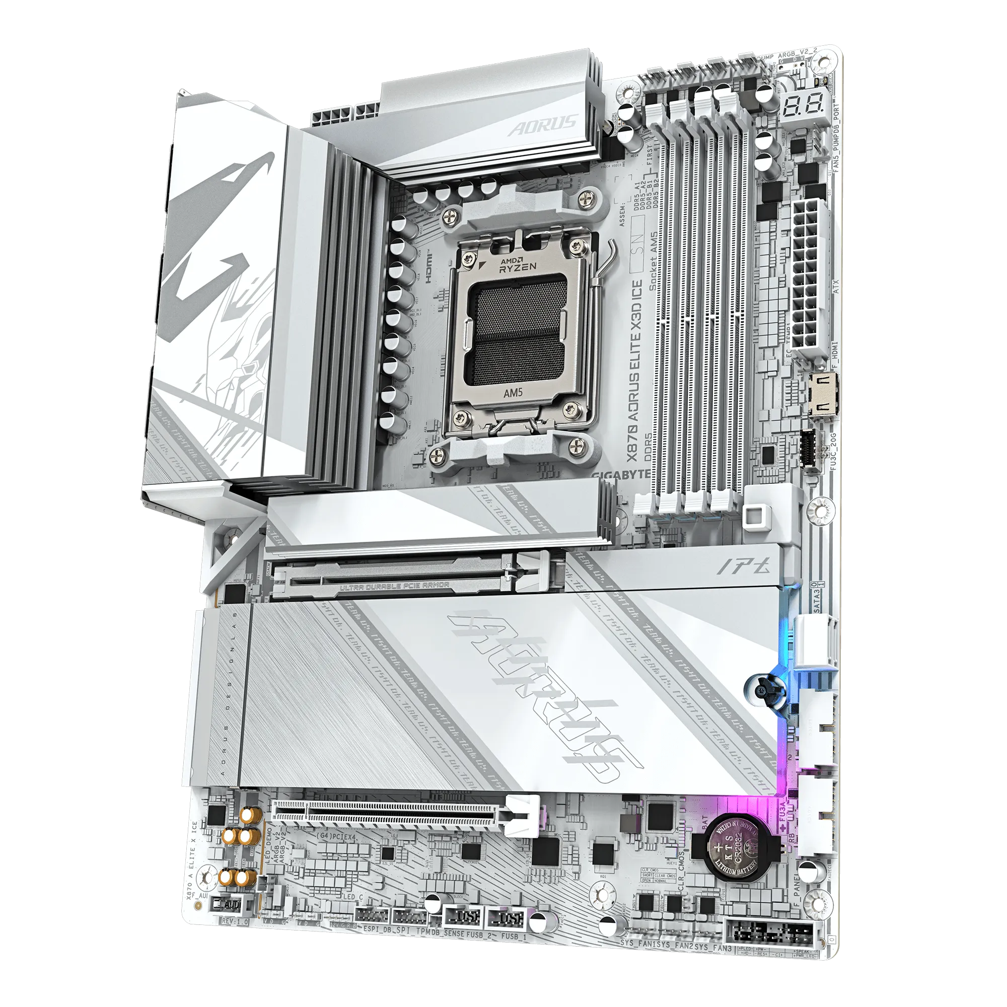 Материнская плата Gigabyte X870 Aorus Elite X3D ICE (X870 A ELITE X ICE)
