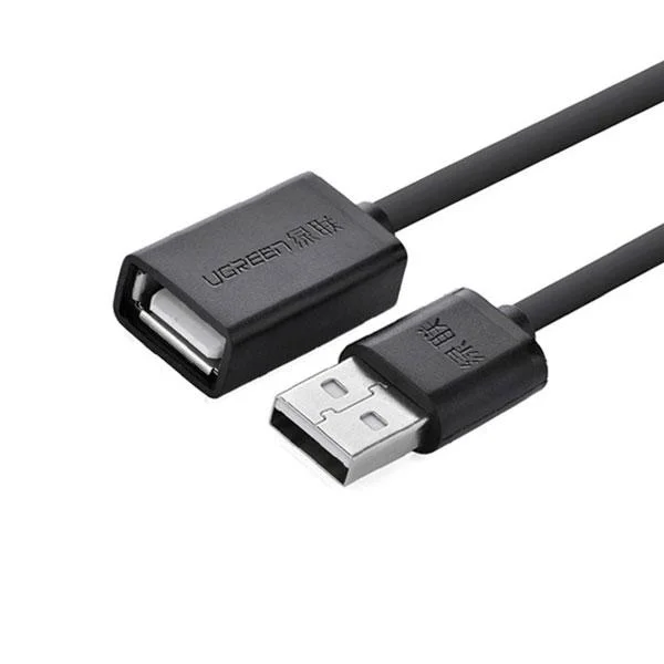 Кабель UGREEN USB(m) - USB(f) удлинитель USB 2.0,  1m US103 (10314)