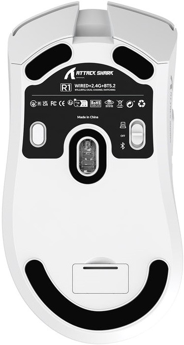 Мышь Attack Shark R1 - White (R1/White)