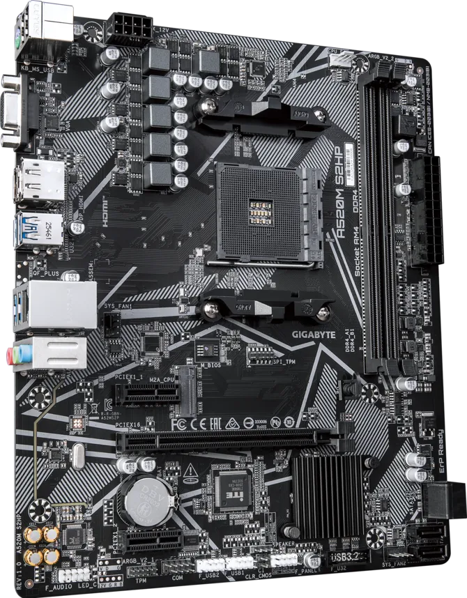 Материнская плата Gigabyte A520M S2HP (A520M S2HP)