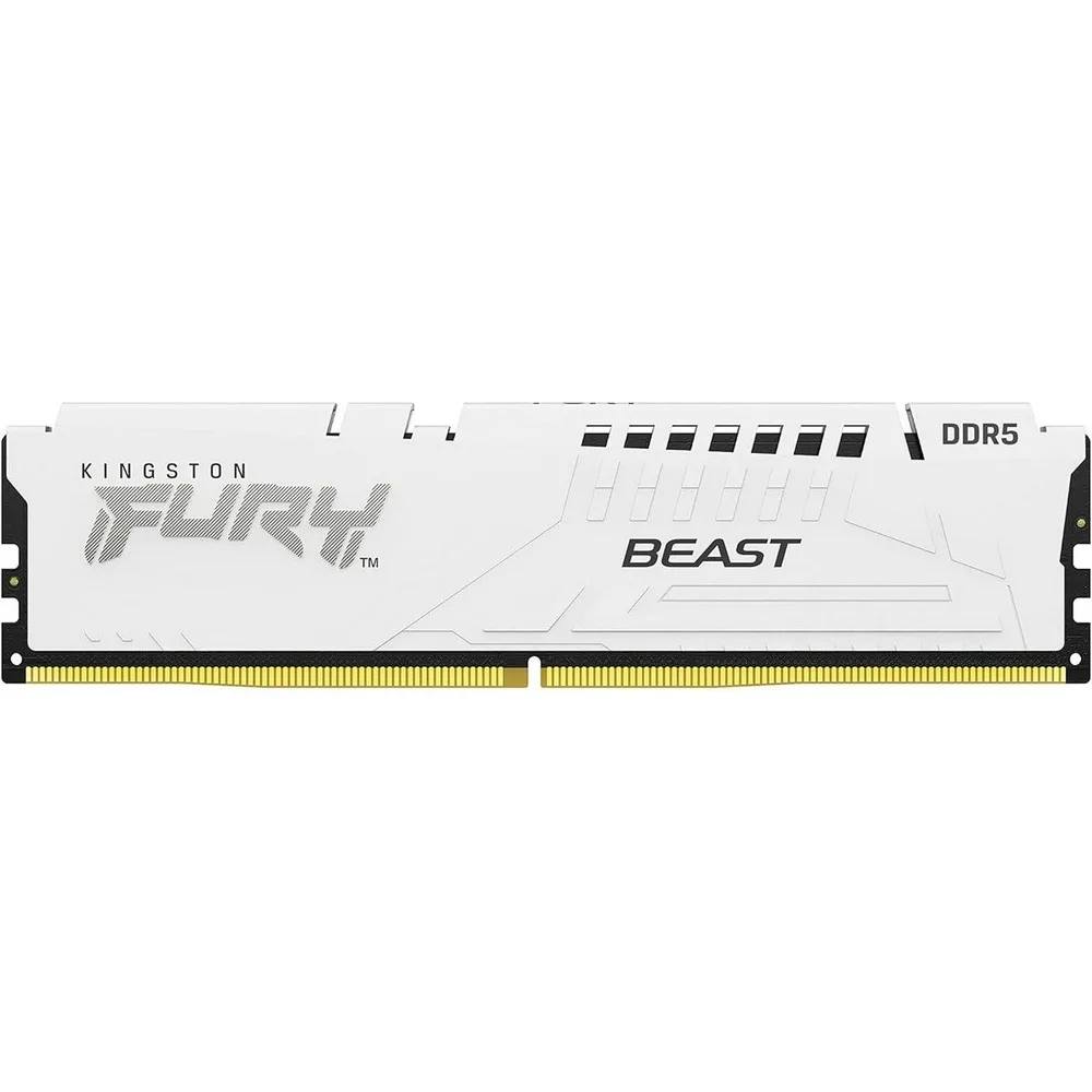 Комплект оперативной памяти Kingston Fury Beast Beast White EXPO DDR5 DIMM 32Gb KIT (2x16Gb) 6000MHz (KF560C36BWE2K2-32)