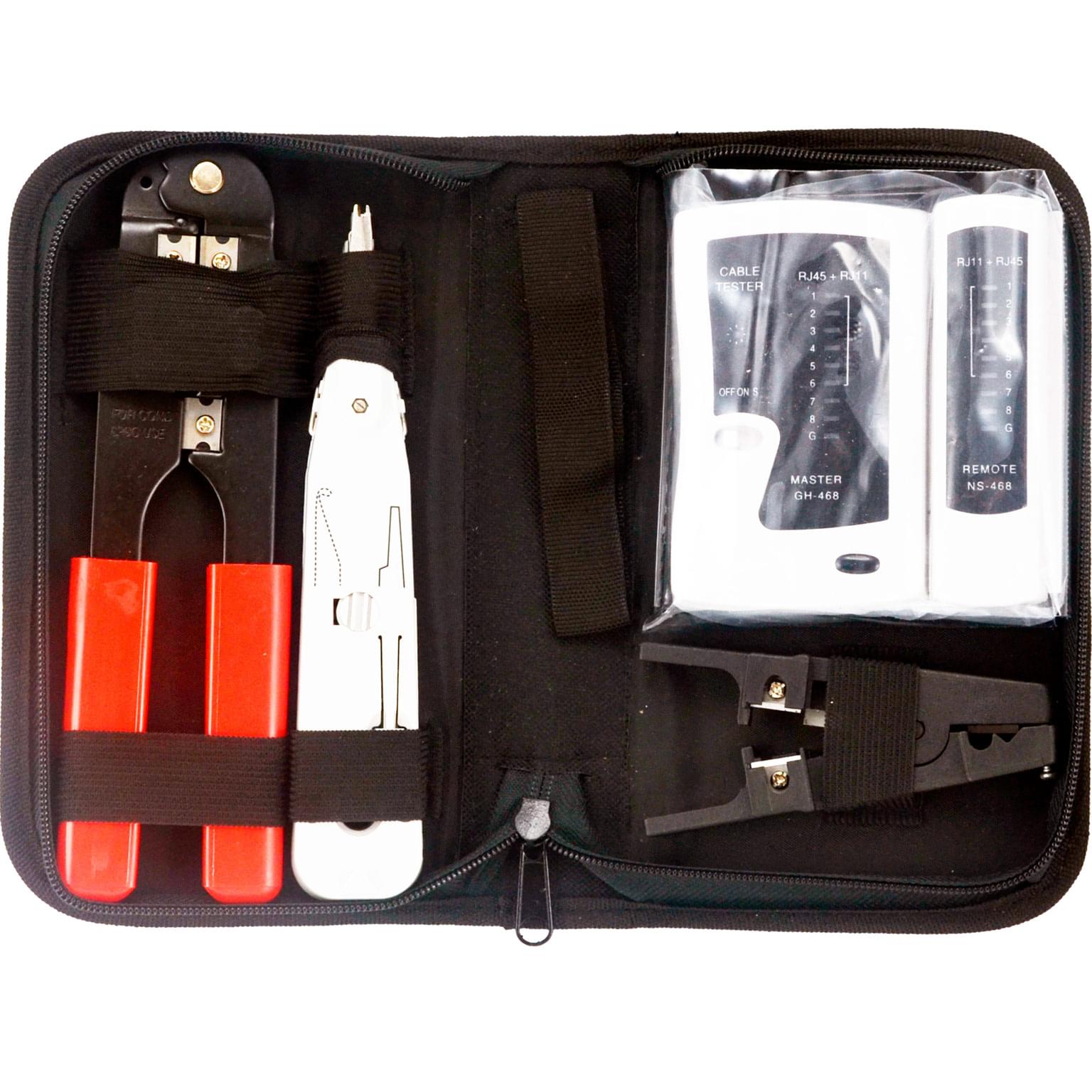 Набор инструментов Cablexpert TK-NCT-01, 4 предмета, для локальных сетей (TK-NCT-01)