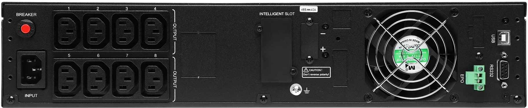 Источник бесперебойного питания Ippon Pacific 3000, 3000 ВА, 2700 ВA, 1850 Вт, управление по USB/COM (1976002)