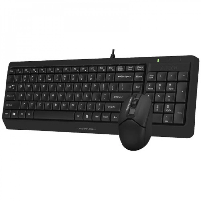 Клавиатура+мышь A4tech Fstyler F1512S-Black Fstyler USB (F1512S-Black Fstyler)