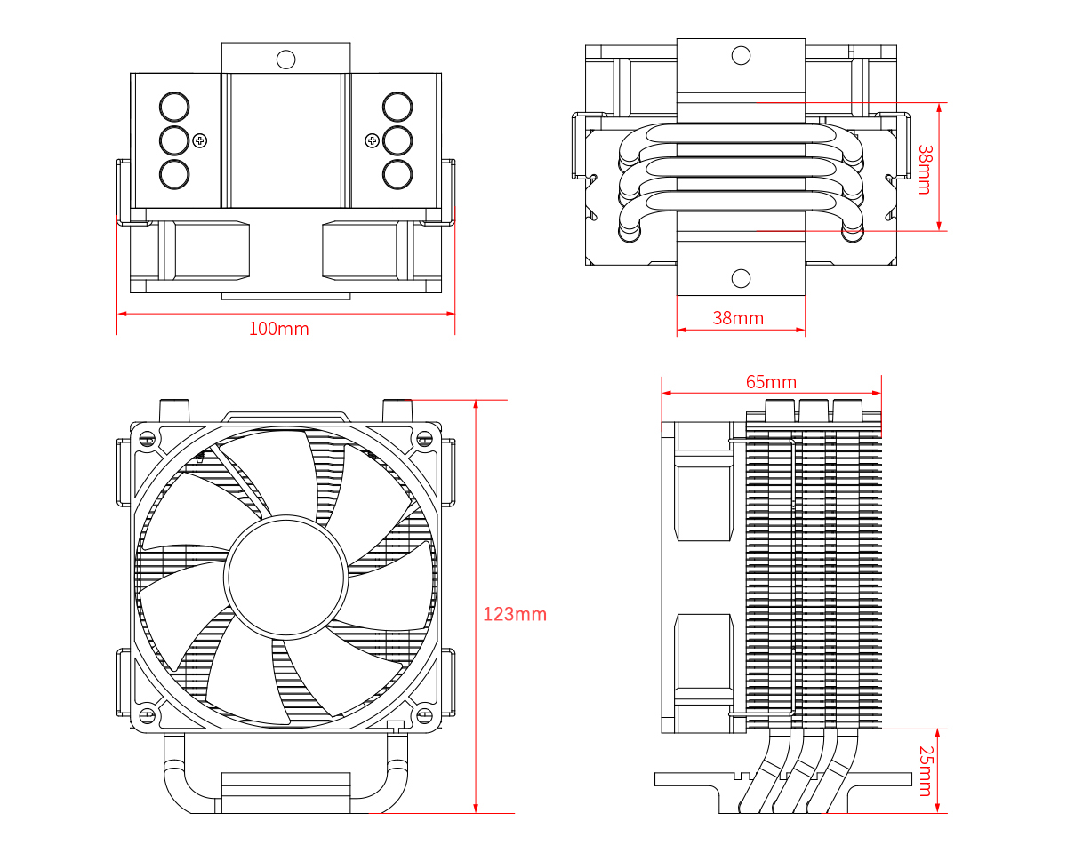 Кулер ID-Cooling SE-903-XT (ID-CPU-SE-903-XT S1700)