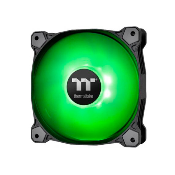 Вентилятор для корпуса Thermaltake Pure A12 LED Green 120x120x25 1500RPM 56.45 CFM CL-F109-PL12GR-A (CL-F109-PL12GR-A)