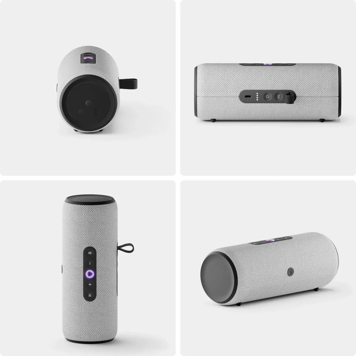 Портативная умная колонка Яндекс Станция Стрит с Алисой, Серый (YNDX-00030GRY)