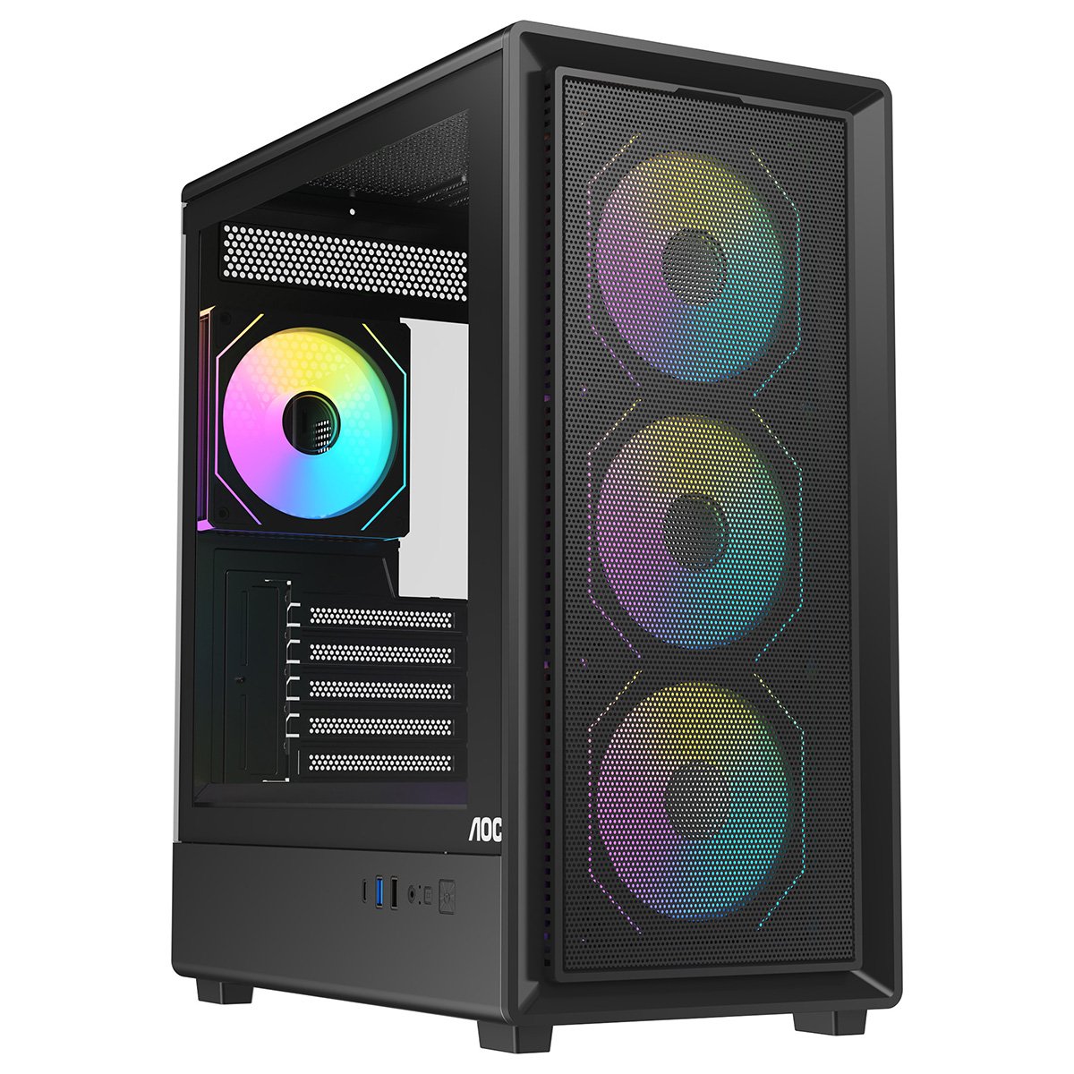 Корпус AOC CG450B 4F, Черный (AOC-CG450-BF4V1R0UD-G)