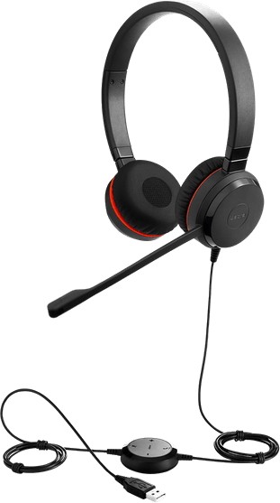 Гарнитура JABRA Evolve 20, Stereo UC, USB C/A adapter (4999-829-269)