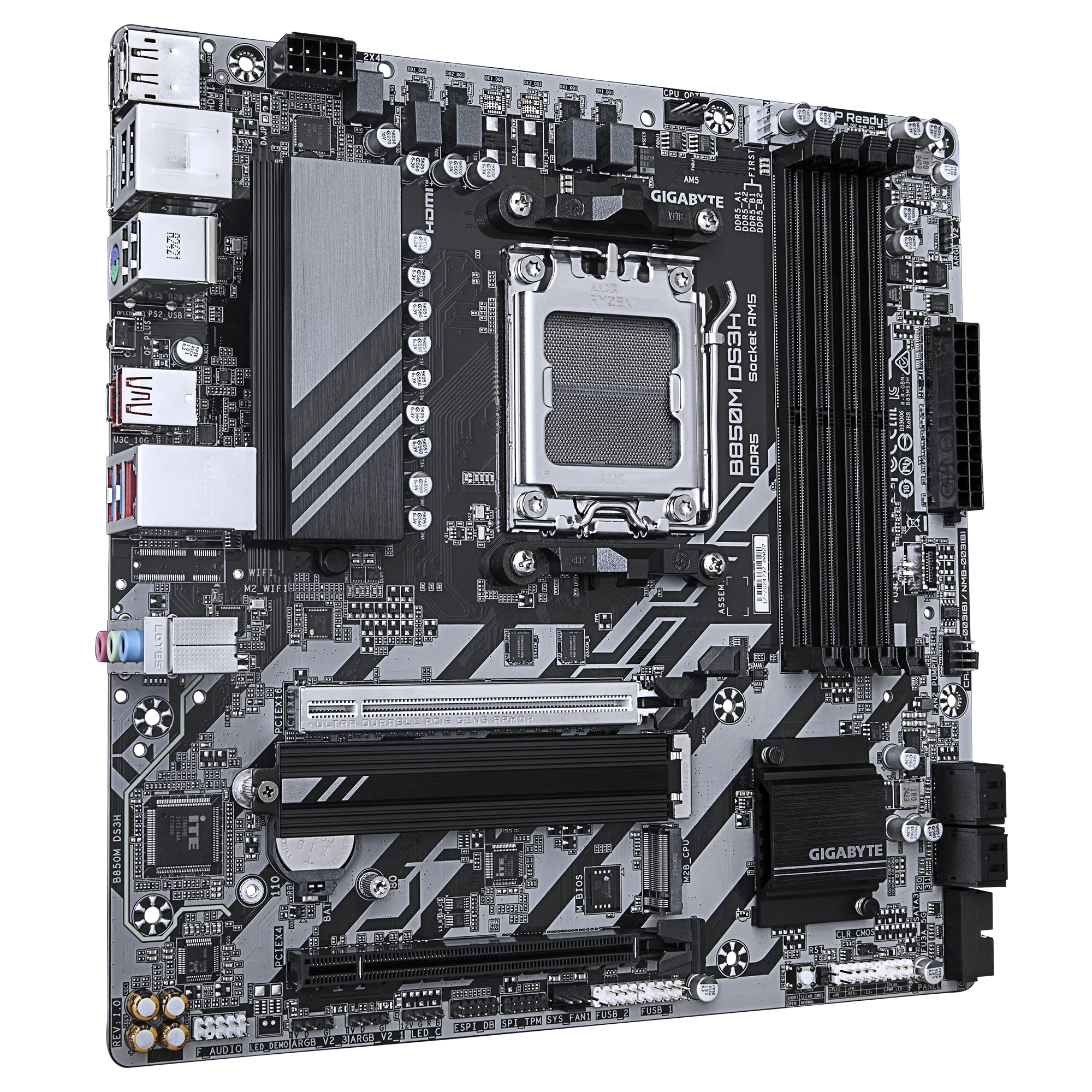 Материнская плата Gigabyte B850M DS3H  (B850M DS3H)