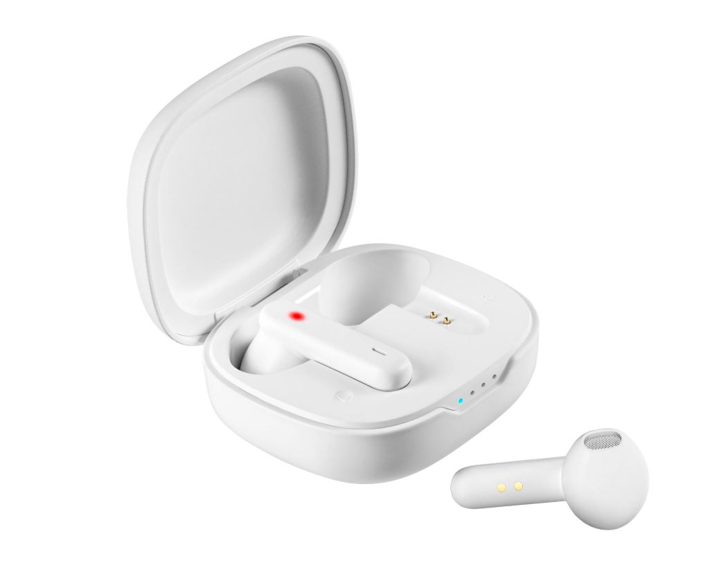 Наушники-вкладыши беспроводные Defender Twins 920 белый (63920) - 68830 (920 белый 63920)