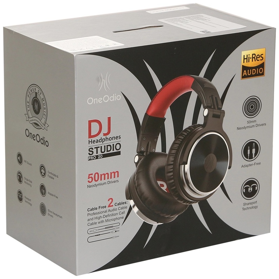 Гарнитура OneOdio Studio Pro 20, Red (STUDIO PRO 20 RED)