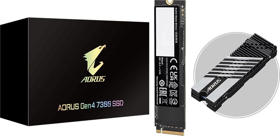 Твердотельный накопитель SSD Gigabyte Aorus 7300 1TB, M.2 (AG4731TB G10)