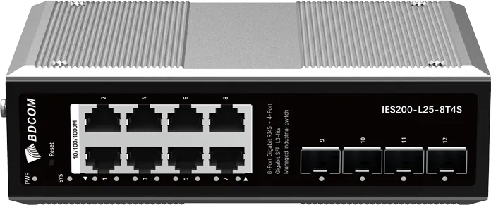 Коммутатор BDCOM IES200-L25-8T4S (IES200-L25-8T4S) Коммутатор BDCOM IES200-L25-8T4S (IES200-L25-8T4S)