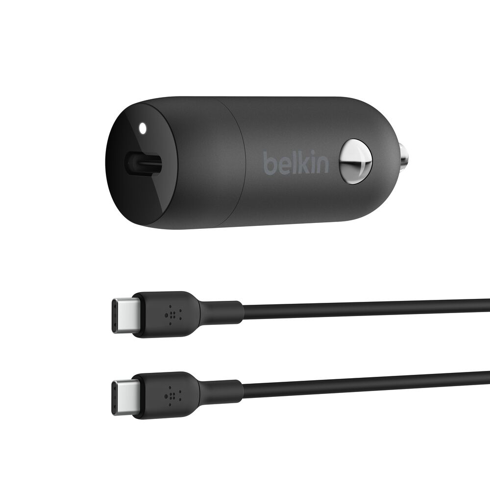 Автомобильное зарядное устройство Belkin BoostCharge USB-C (CCA004BT1MBK-B6)