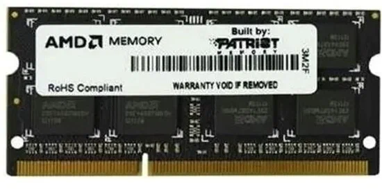 Оперативная память для ноутбука AMD Radeon R3 Value Series 8Gb DDR3 1333MHz (R338G1339S2S-U)