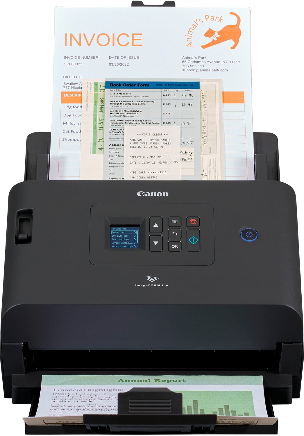 Сканер Canon imageFORMULA DR-S250N (6383C003)