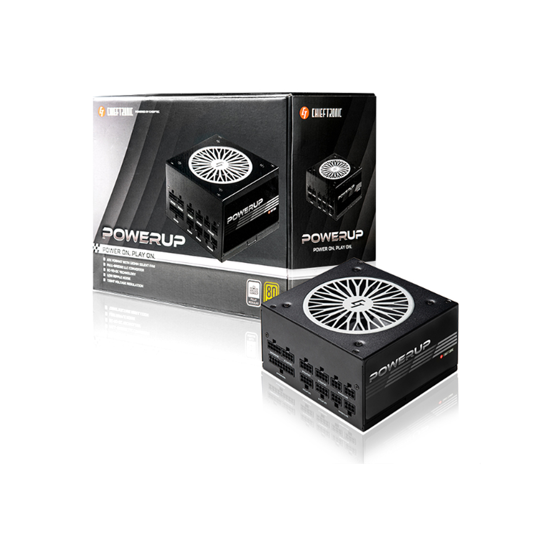 Блок питания Chieftec PowerUp GPX-550FC Gold (GPX-550FC)