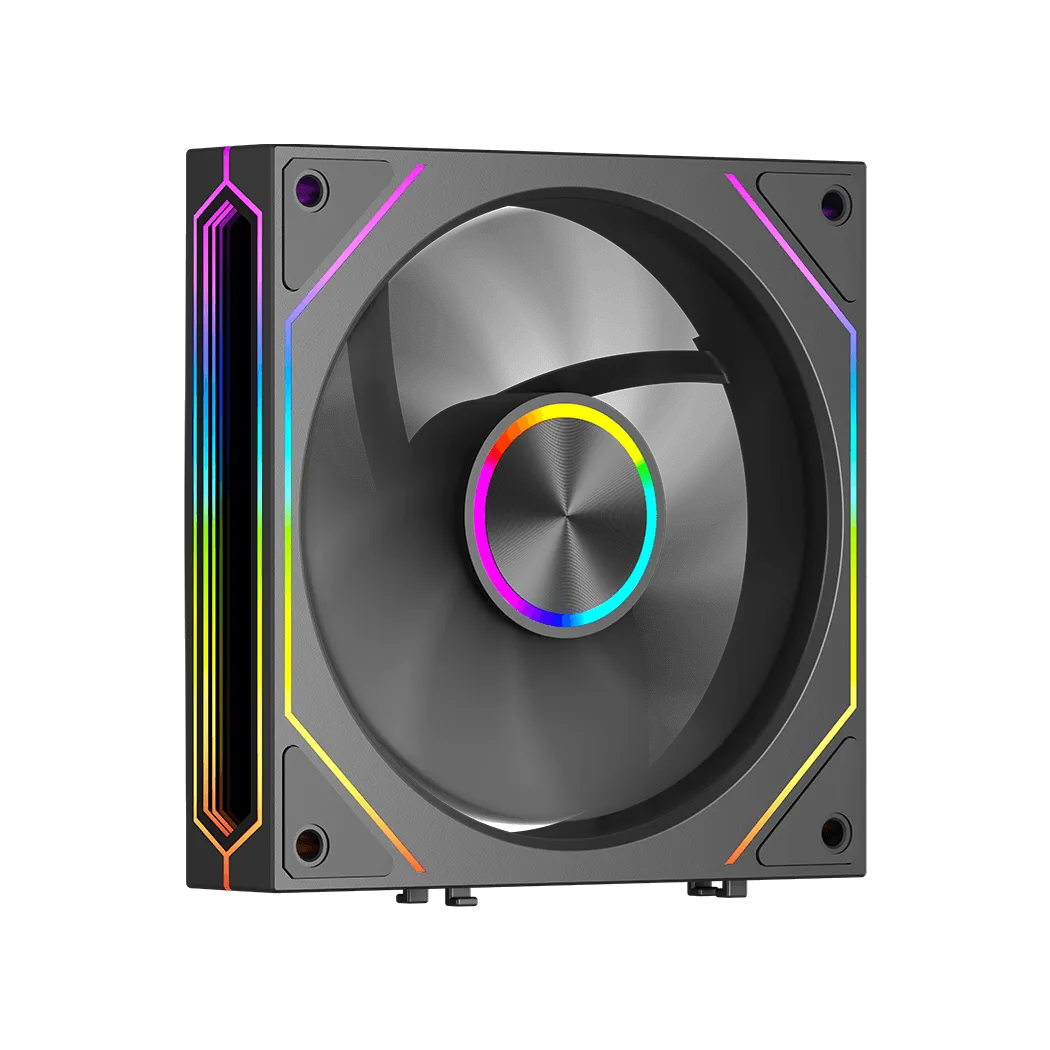 Вентилятор для корпуса PCCooler F3 X120R ARGB 3 pack (Reverse Blade) Black (F3 X120R ARGB BK 3IN1)