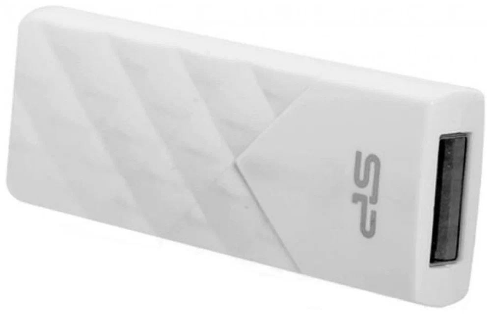 USB флеш-накопитель 64GB Silicon Power, Ultima U03, USB 2.0, white (SP064GBUF2U03V1W)