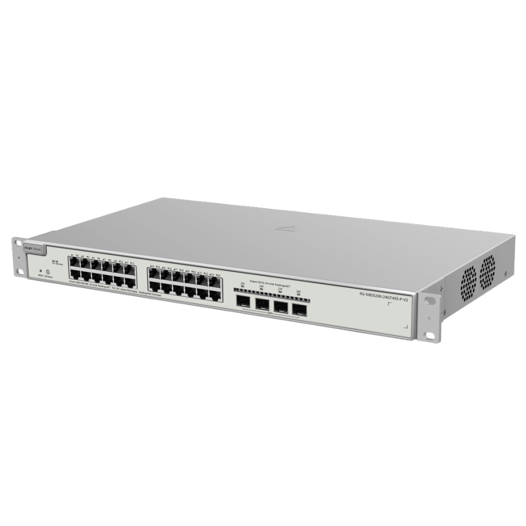 Коммутатор Ruijie Reyee RG-NBS5200-24GT4XS-P-V2 (RG-NBS5200-24GT4XS-P-V2)