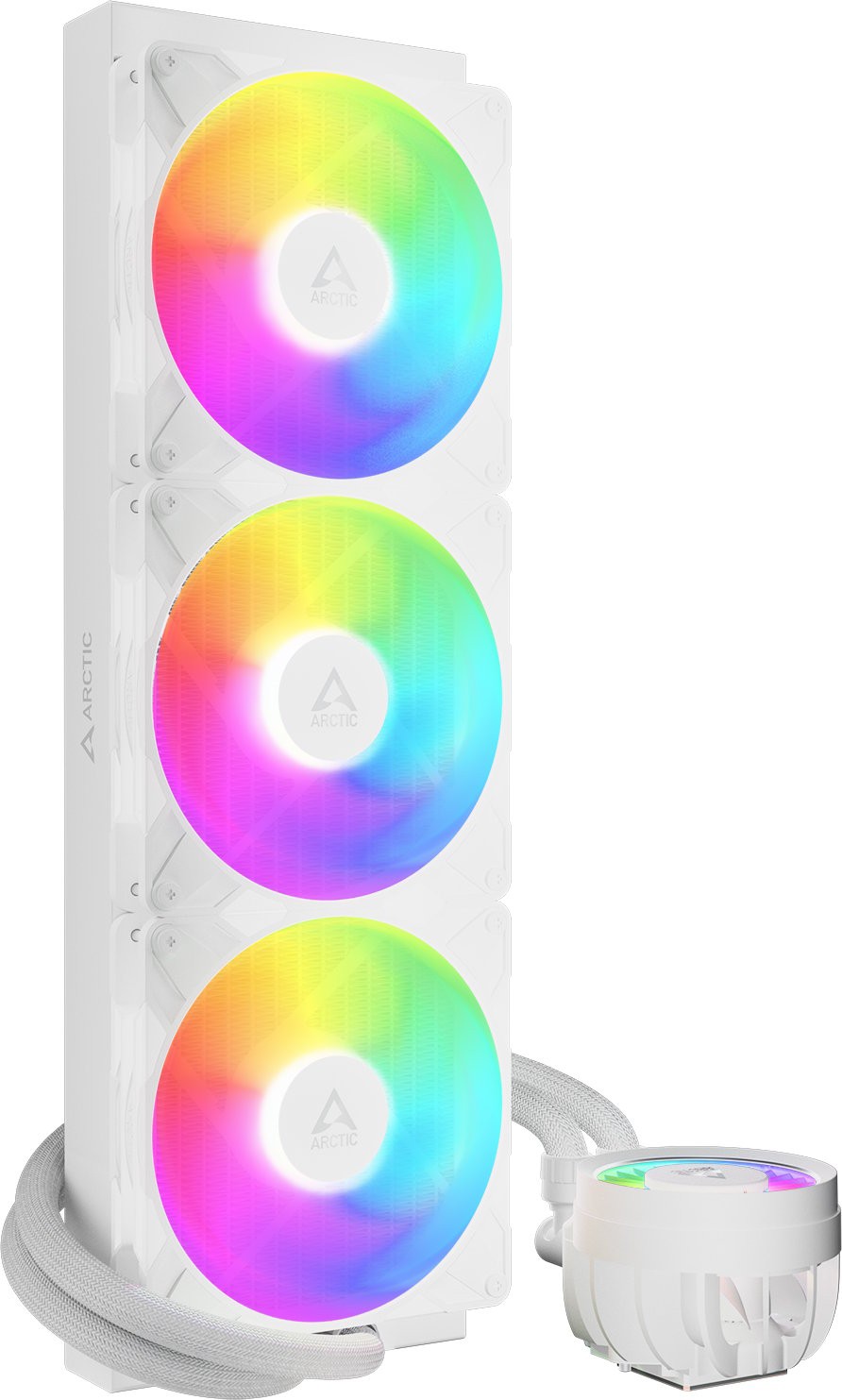 Водяное охлаждение ARCTIC Liquid Freezer III Pro 420 A-RGB - White (ACFRE00189A)