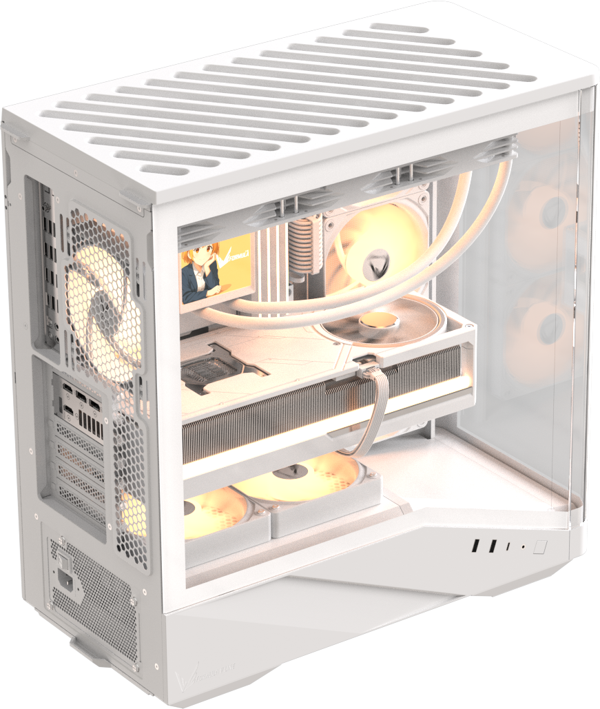 Компьютерный корпус Formula V Crystal U9 PA White (Crystal U9 PA White)