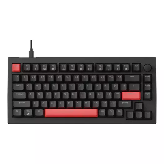 Клавиатура механическая Lemokey  X4 84Key, Keychron Red, черный (Lemokey X4, Keychron Red)