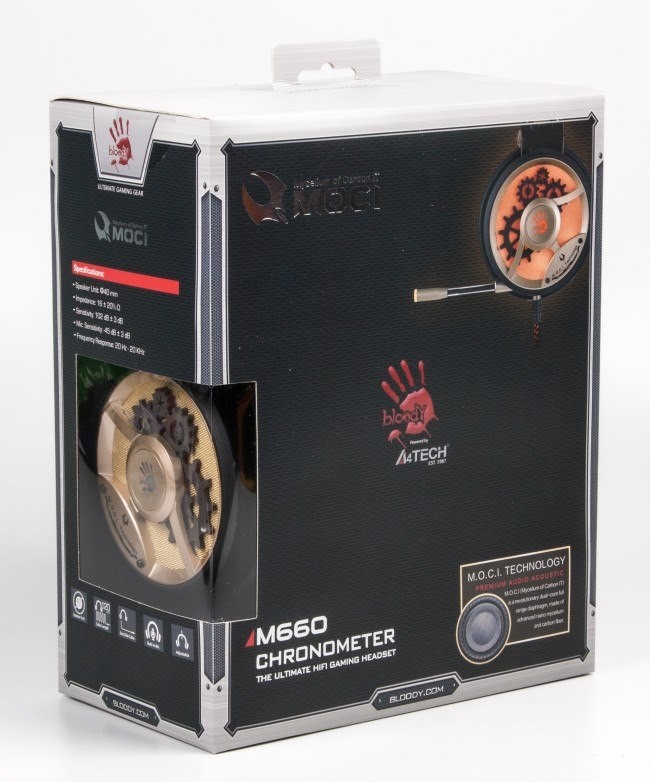 Гарнитура A4Tech Bloody M660, Golden (M660/GOLDEN)