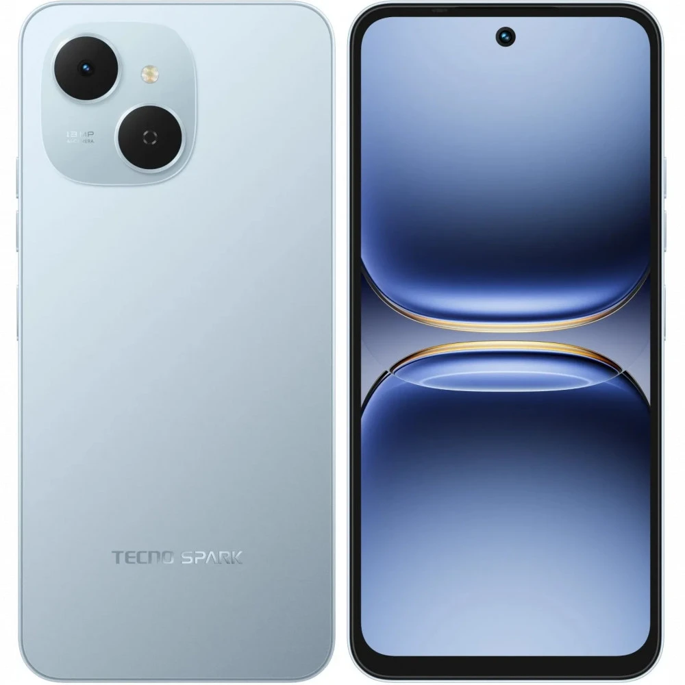 Смартфон Tecno Spark 40C, 8/128GB,Ripple Blue (KM4K RIPPLE BLUE 8/128GB)