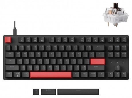 Клавиатура Lemokey X1 87key, Keychron Brown  (X1-A3-KAZ)