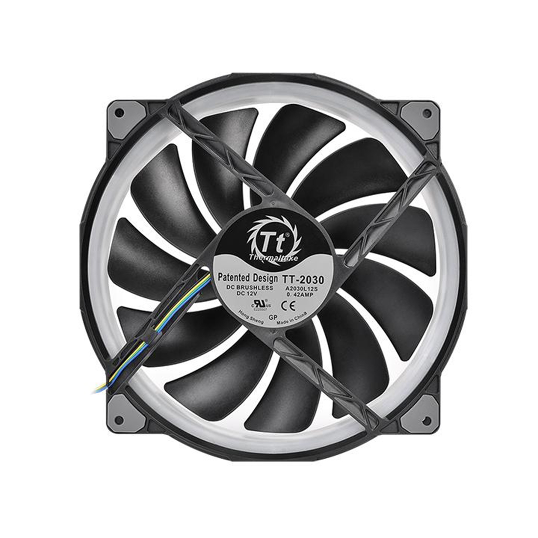Кулер для компьютерного корпуса Thermaltake Riing Plus 20 RGB TT Premium Edition (CL-F070-PL20SW-A)