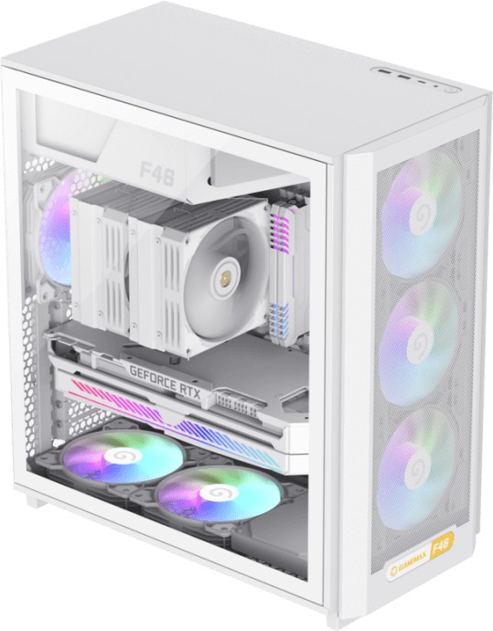 Корпус GameMax F46 WH - White (1116-4046R0003)