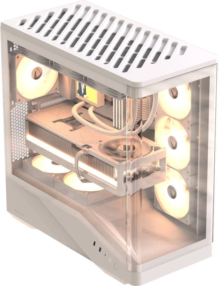Компьютерный корпус Formula V Crystal U9 PA White (Crystal U9 PA White)