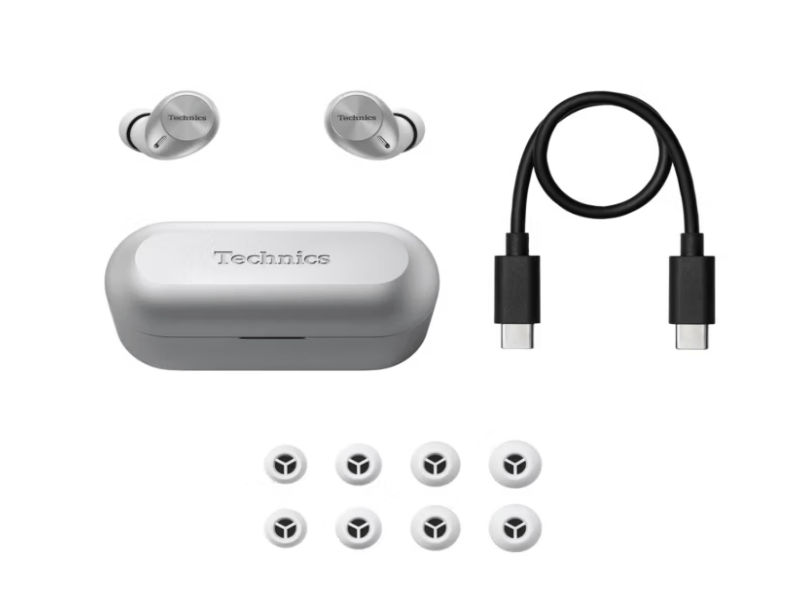 Беспроводные наушники Technics EAH-AZ40M2GS СЕРЕБРИСТЫЕ (EAN:8887549829208)