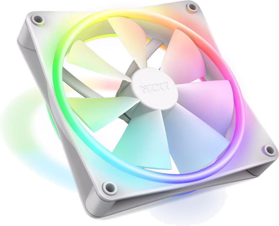 Кулер для компьютерного корпуса NZXT F140 RGB DUO White (RF-D14SF-W1)
