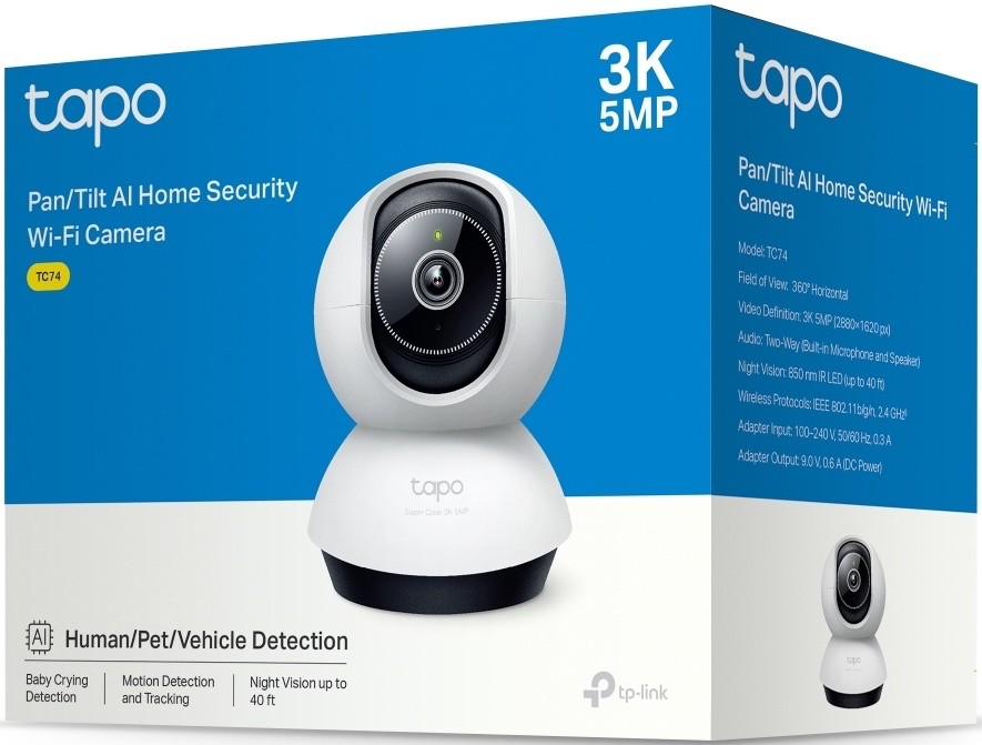 Беспроводная камера TP-LINK Tapo TC74 5MP (TC74(EU))